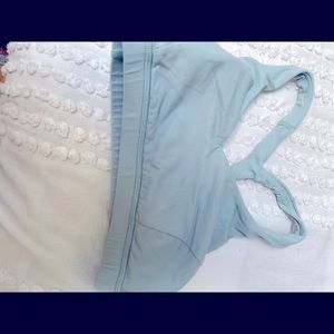 Lululemon sports bra light blue